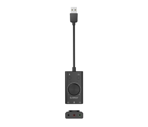 Orico Zewnętrzna wielofunkcyjna karta dźwiękowa USB-A - czarna ORICO-SC2-BK-BP-HU - 1343472 - zdjęcie 3